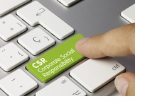 Tastatur mit einer grünen CSR- statt einer Eingabeaste